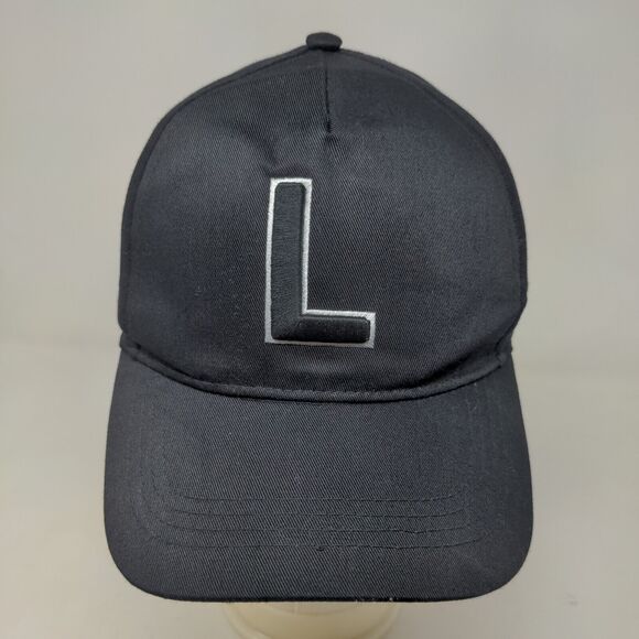 Primark Cares Men's Strapback Hat Black Adjustable Embroidered L Logo - Picture 2 of 8